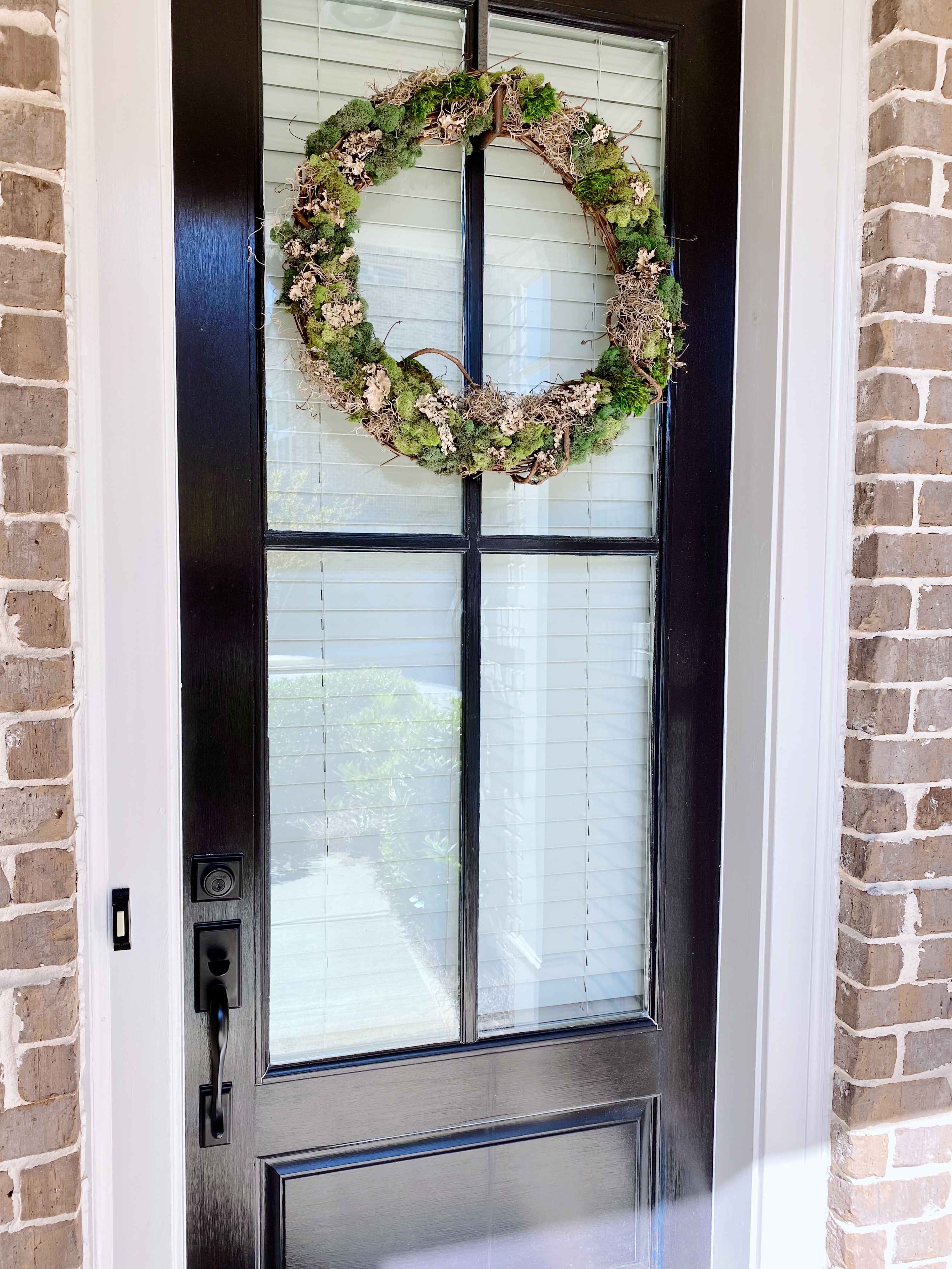 Make Your Own Door Wreath In 2 Easy Steps